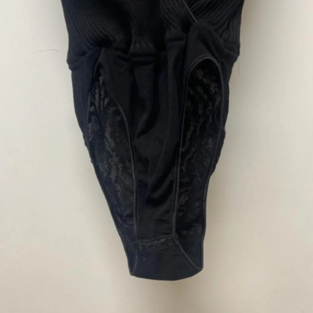 COSABELLA Black Ribbed Bodysuit - Picture 5 of 10